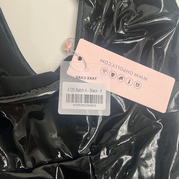 Brand new Oh Polly shiny spandex jumpsuit size 2 - Picture 3 of 6